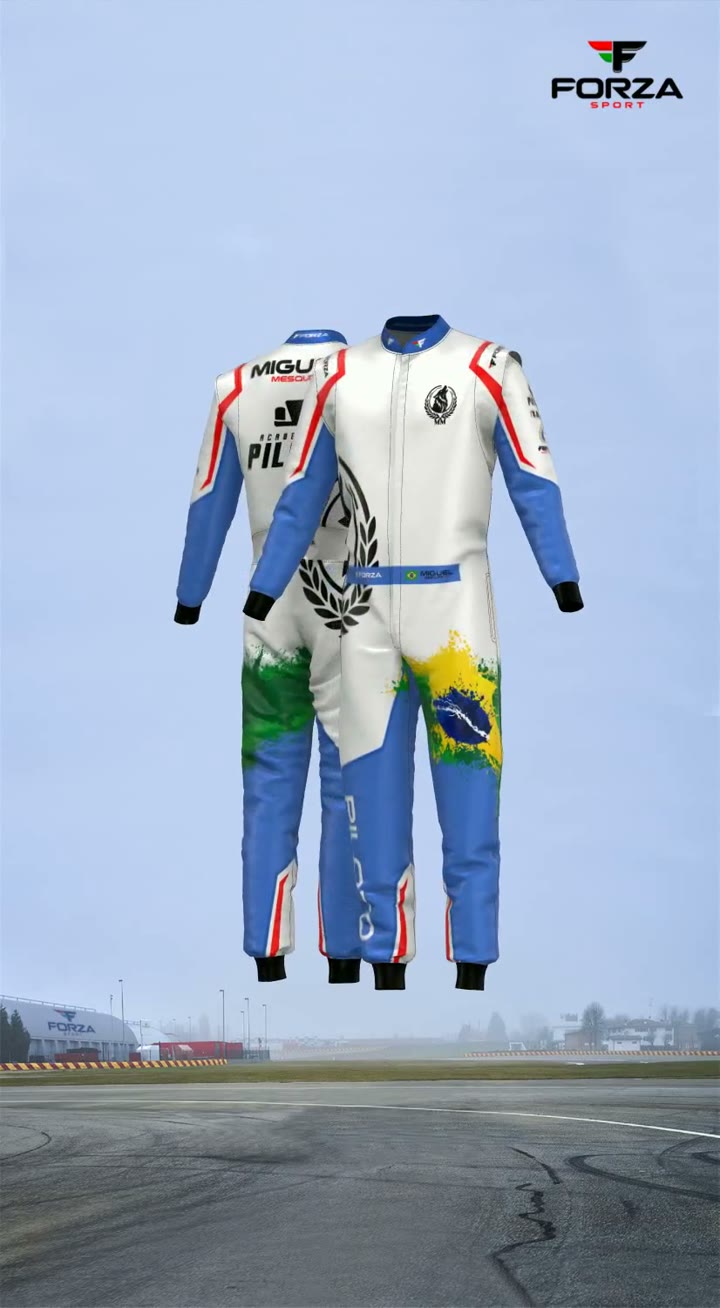 Reveal do macacão FORZA, frente